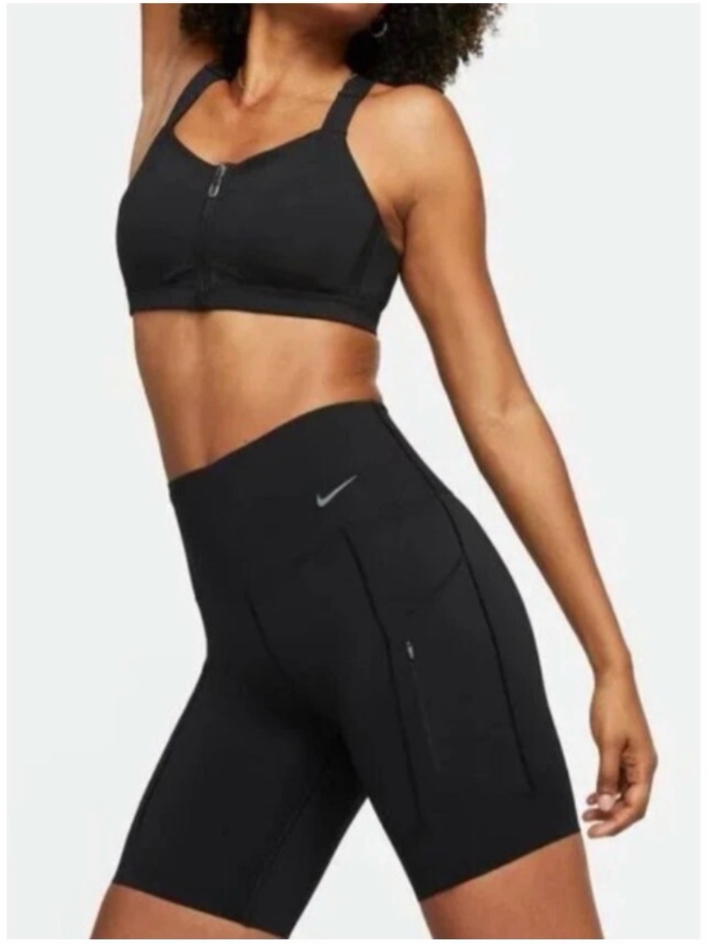 NWOT Bundle of 2x Nike Women’s Black Go Shorts 8”